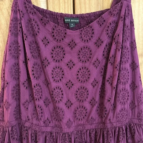 Midi Purple dress size 18 - Picture 2 of 5